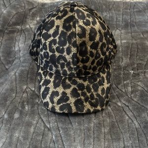 Leopard print hat